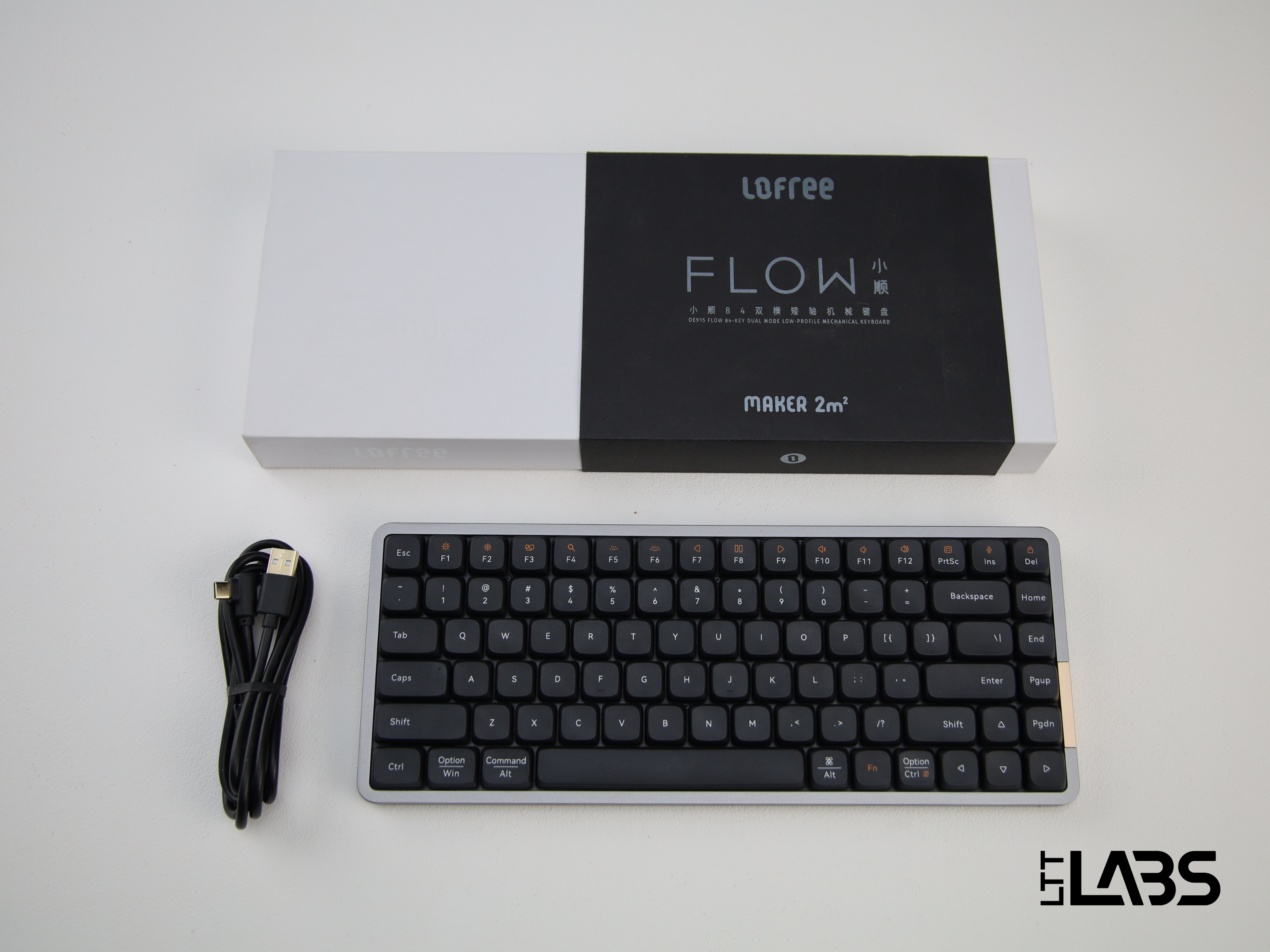 【ほぼ未使用】Lofree Flow84 Black Flow84, the Smoothest Mechanical Keyboard