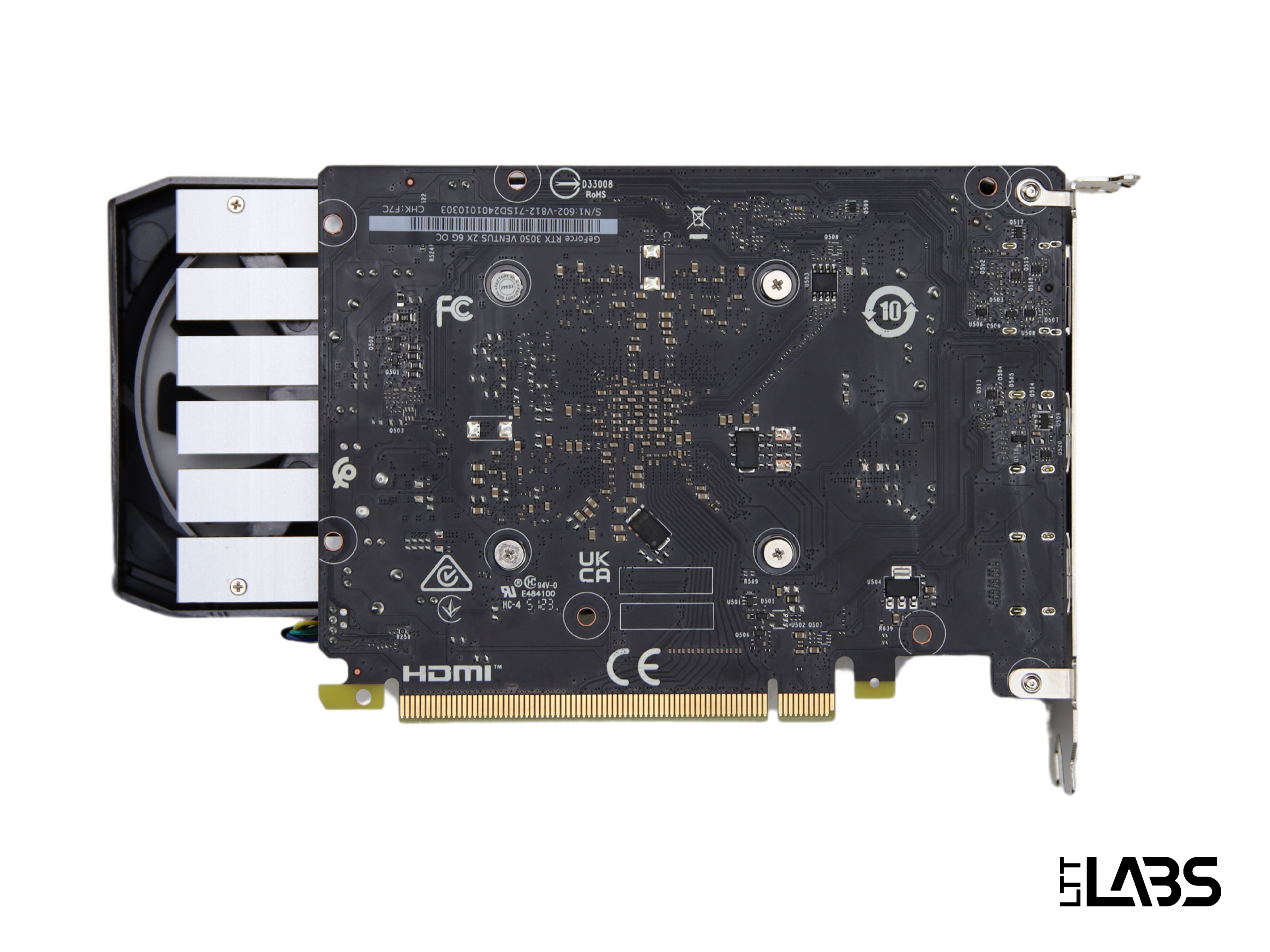 MSI Ventus 2X GeForce RTX 3050 6GB | LTT Labs