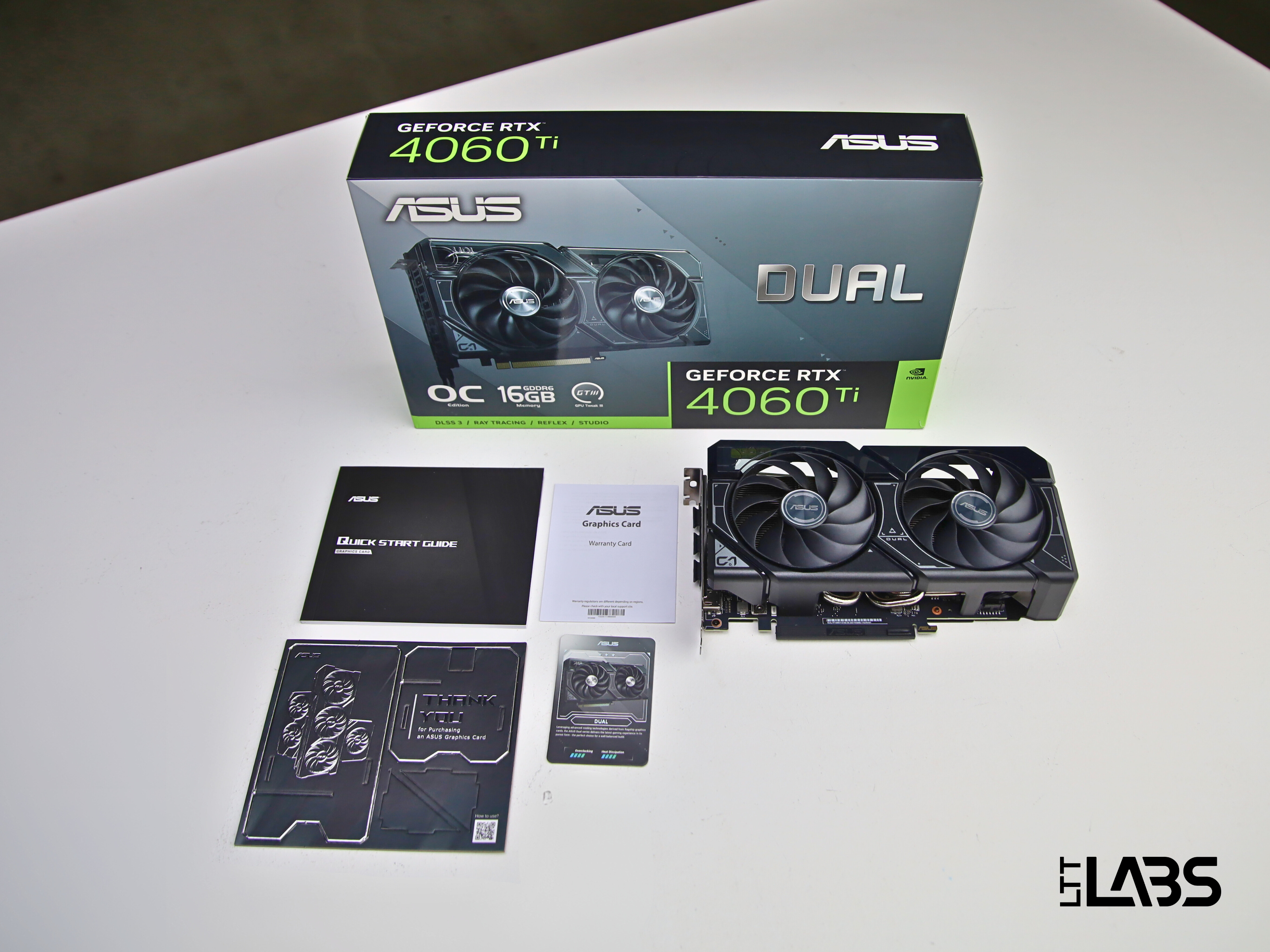 ASUS Dual Geforce RTX 4060 Ti OC 16GB | LTT Labs