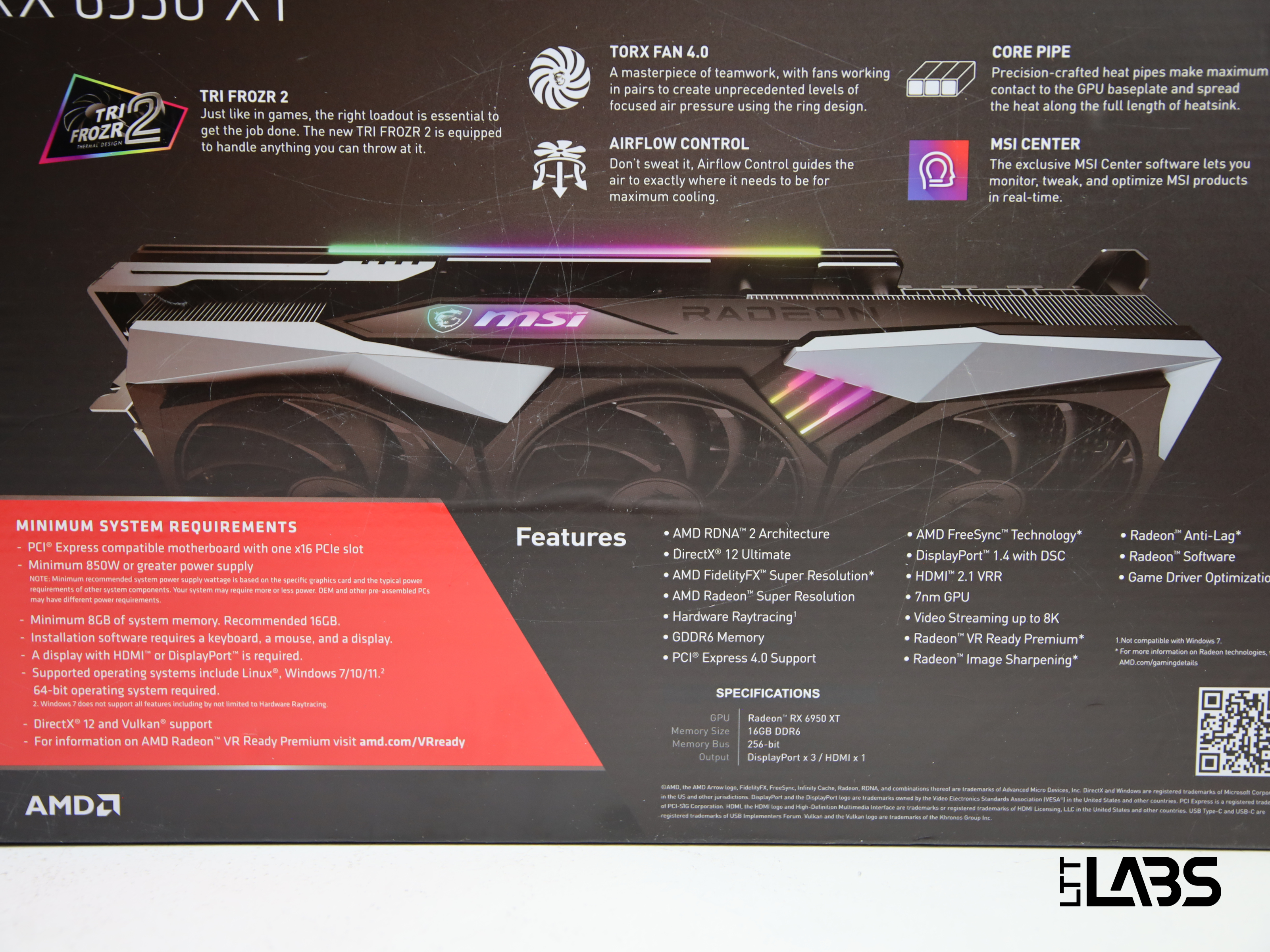 MSI Radeon RX 6950 XT Gaming X Trio | LTT Labs