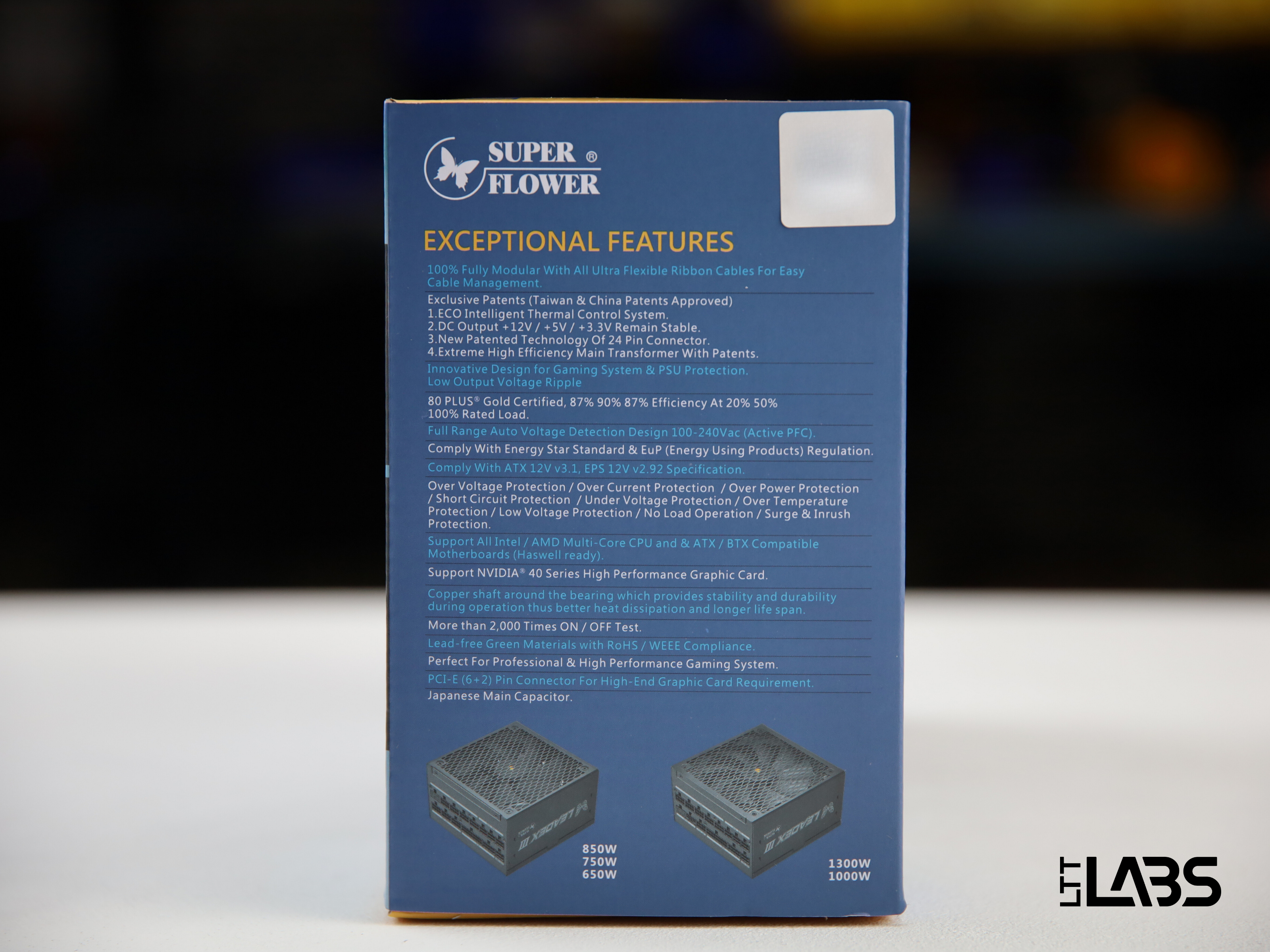 Super Flower LEADEX III GOLD UP ATX 3.1 1000W | LTT Labs