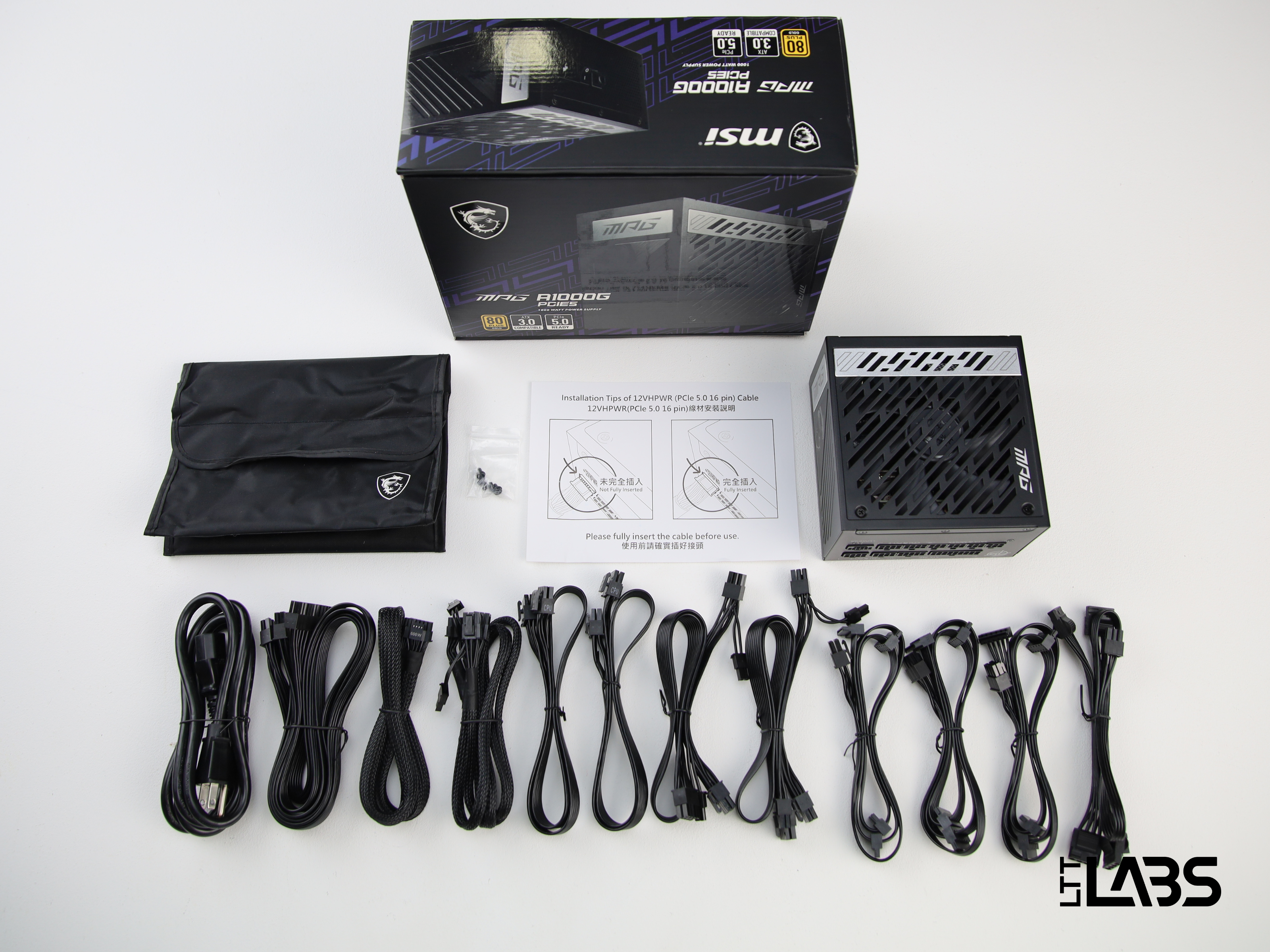 MSI MPG A1000G PCIE5 | LTT Labs