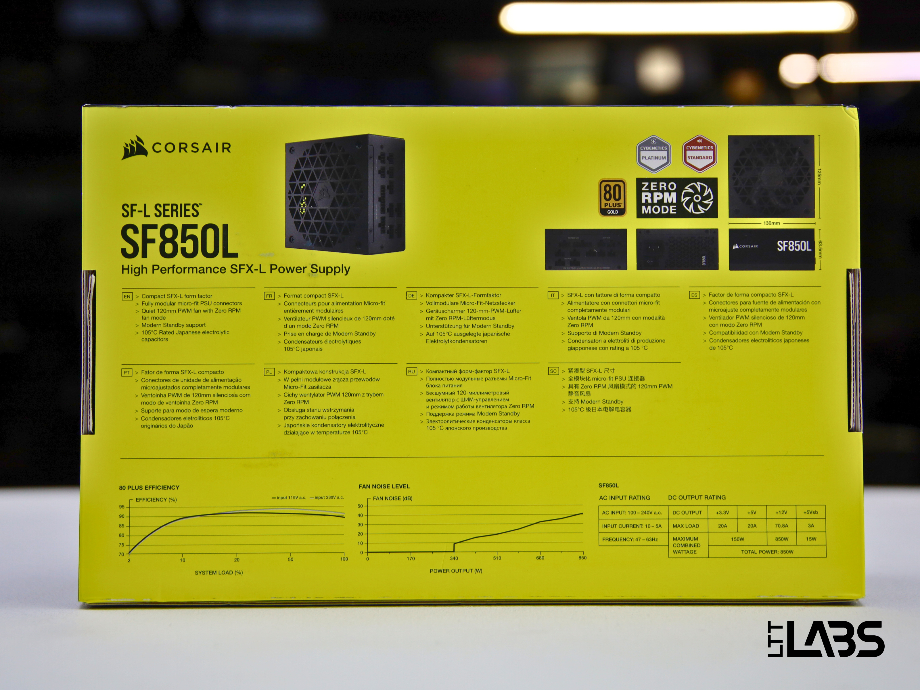 Corsair SF850L | LTT Labs