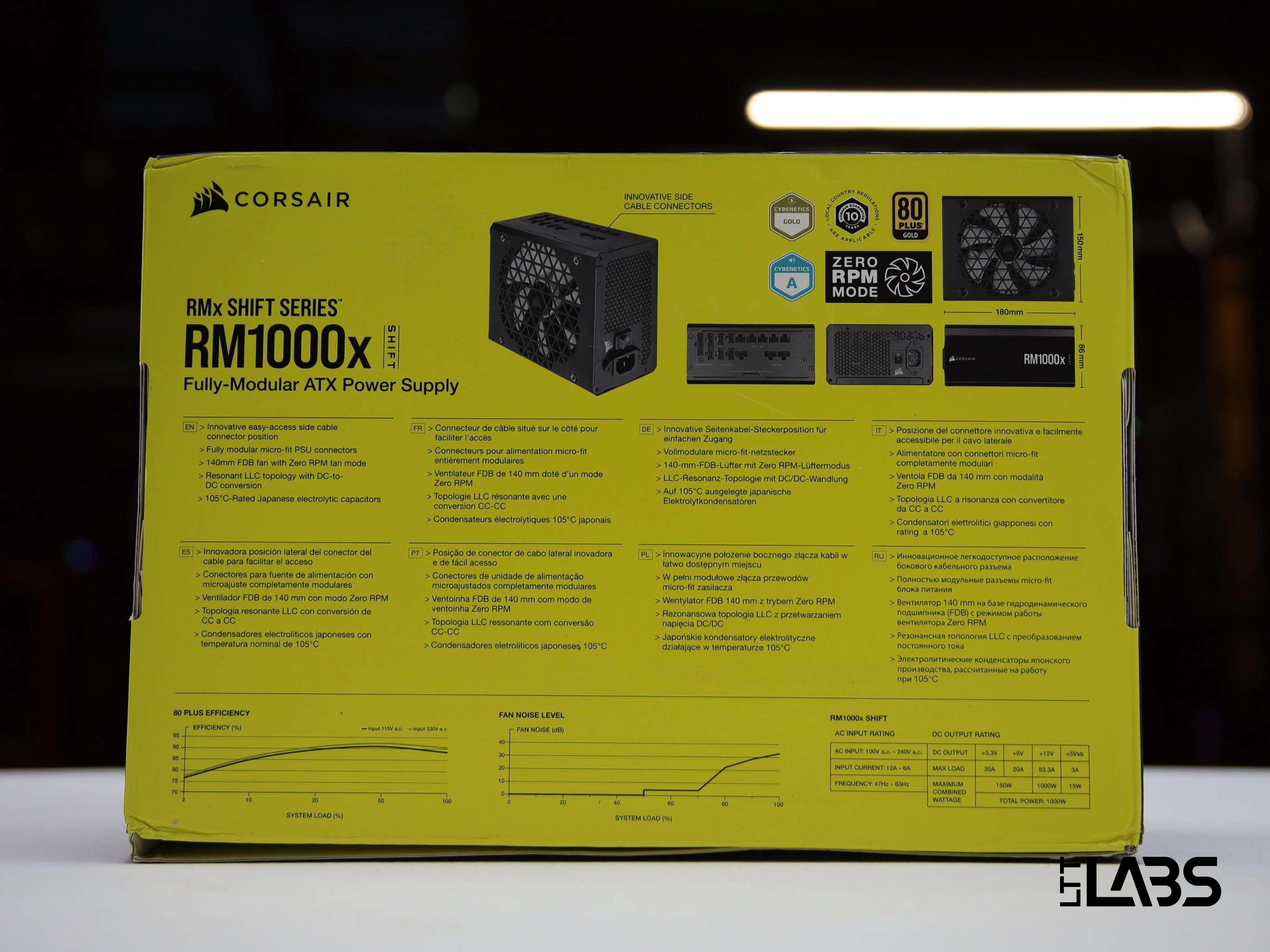 Corsair RM1000x SHIFT | LTT Labs