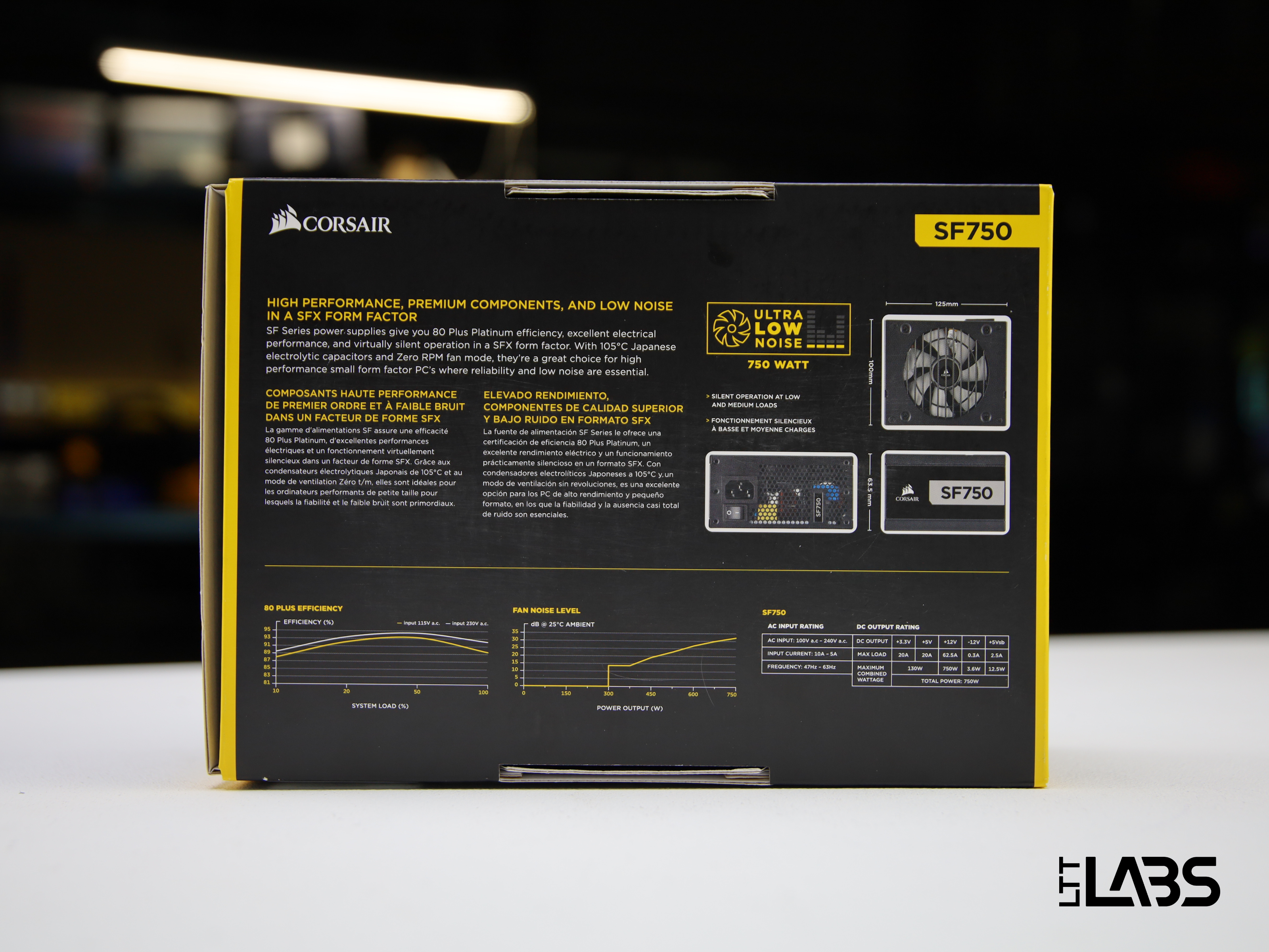 Corsair SF750 Platinum | LTT Labs