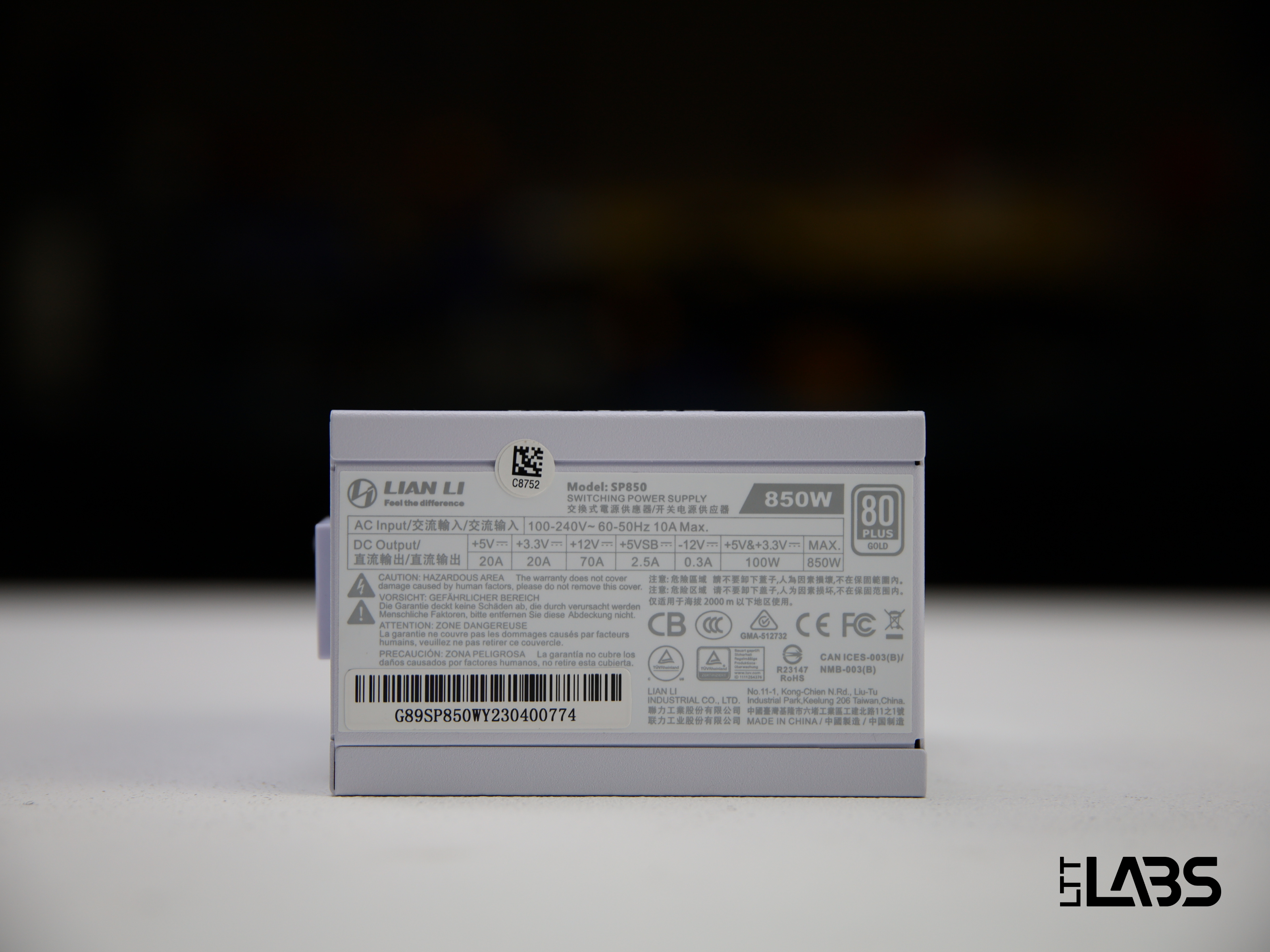 Lian Li SP850 | LTT Labs