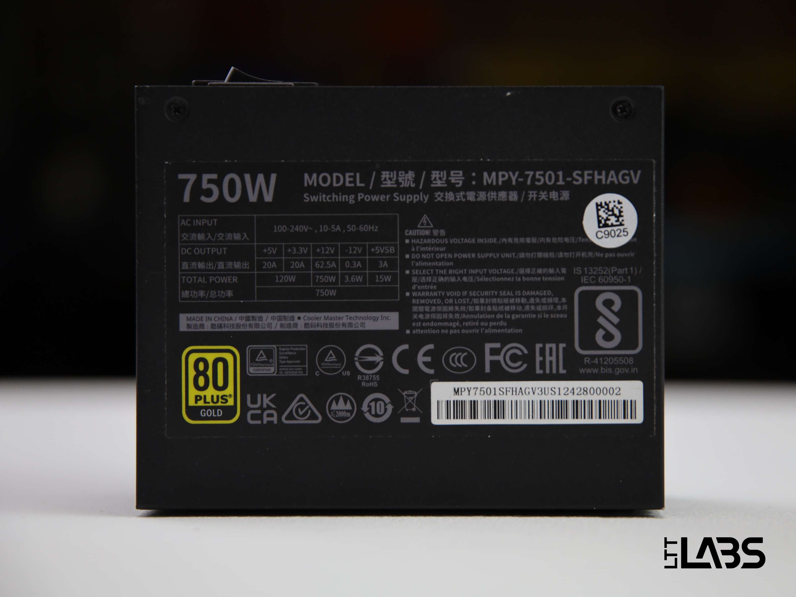 Cooler Master V750 SFX Gold 750W | LTT Labs