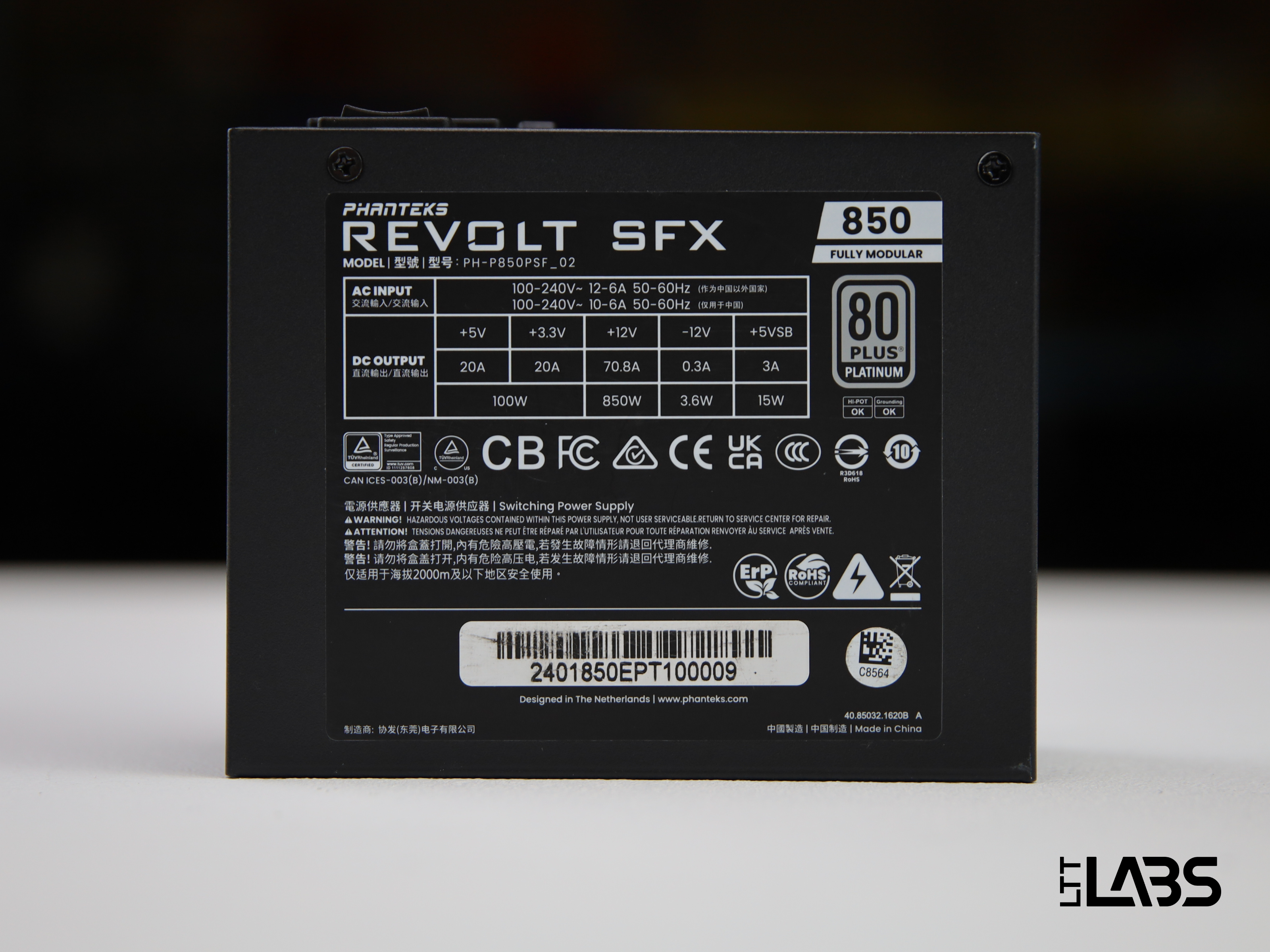 Phanteks Revolt SFX 850W | LTT Labs