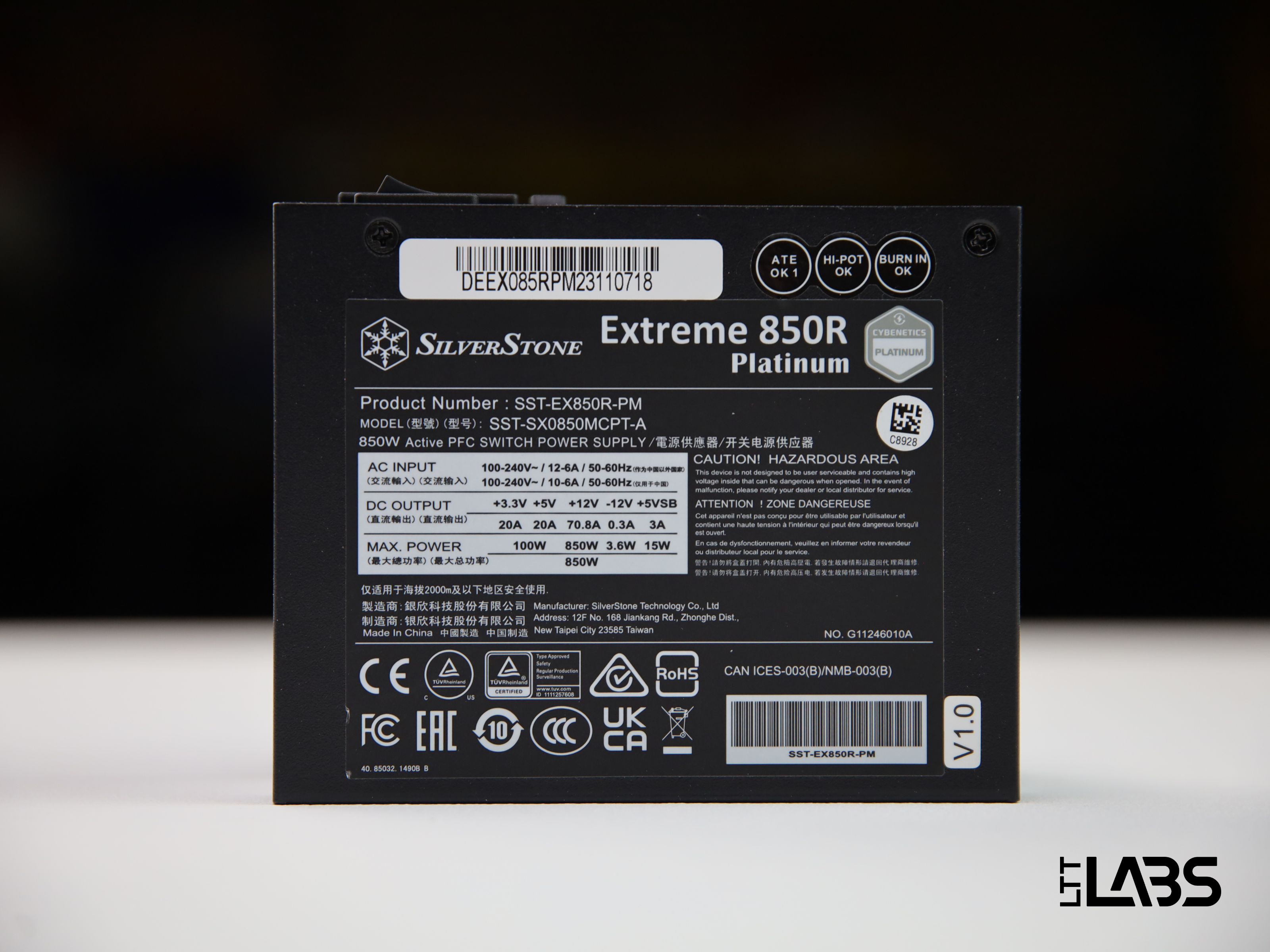 Silverstone Extreme 850R | LTT Labs
