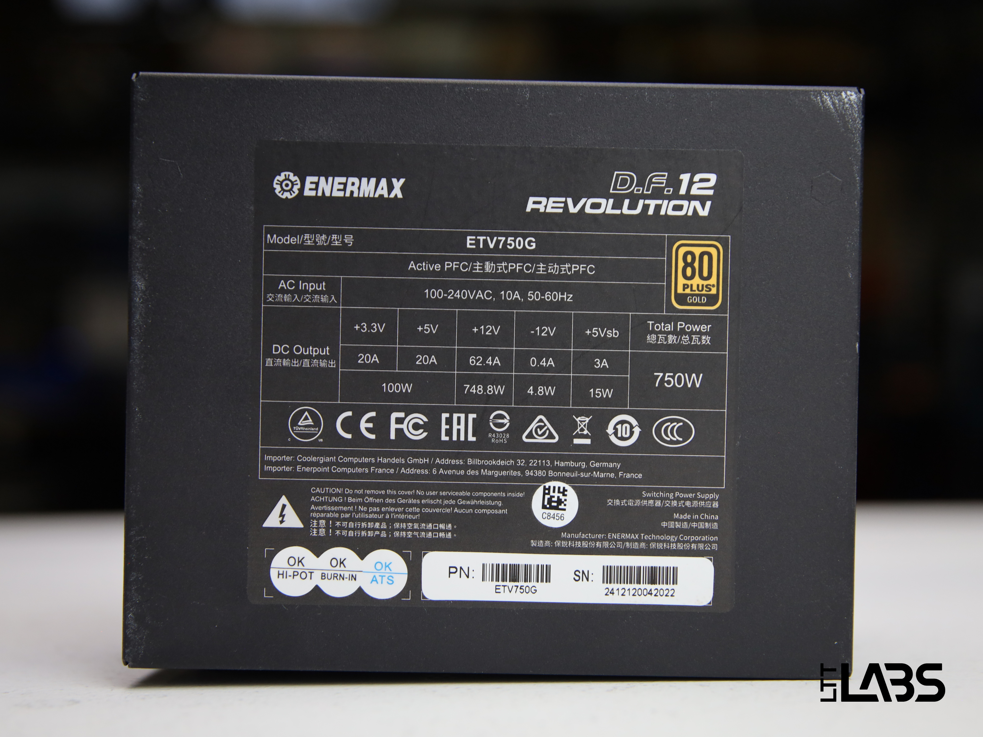 Enermax Revolution D.F. 12 750W | LTT Labs