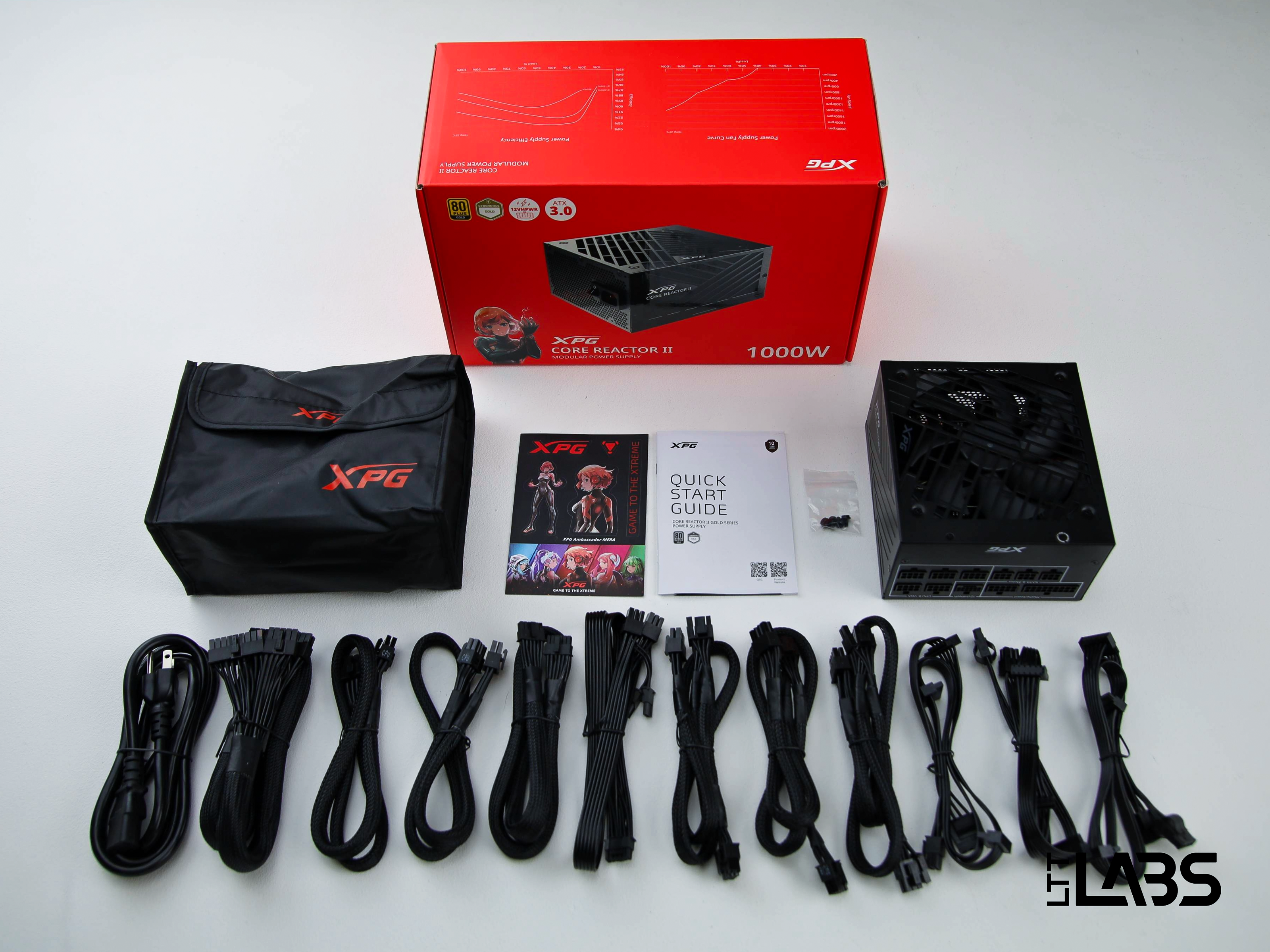 XPG CORE REACTOR II 1000W GOLD | LTT Labs