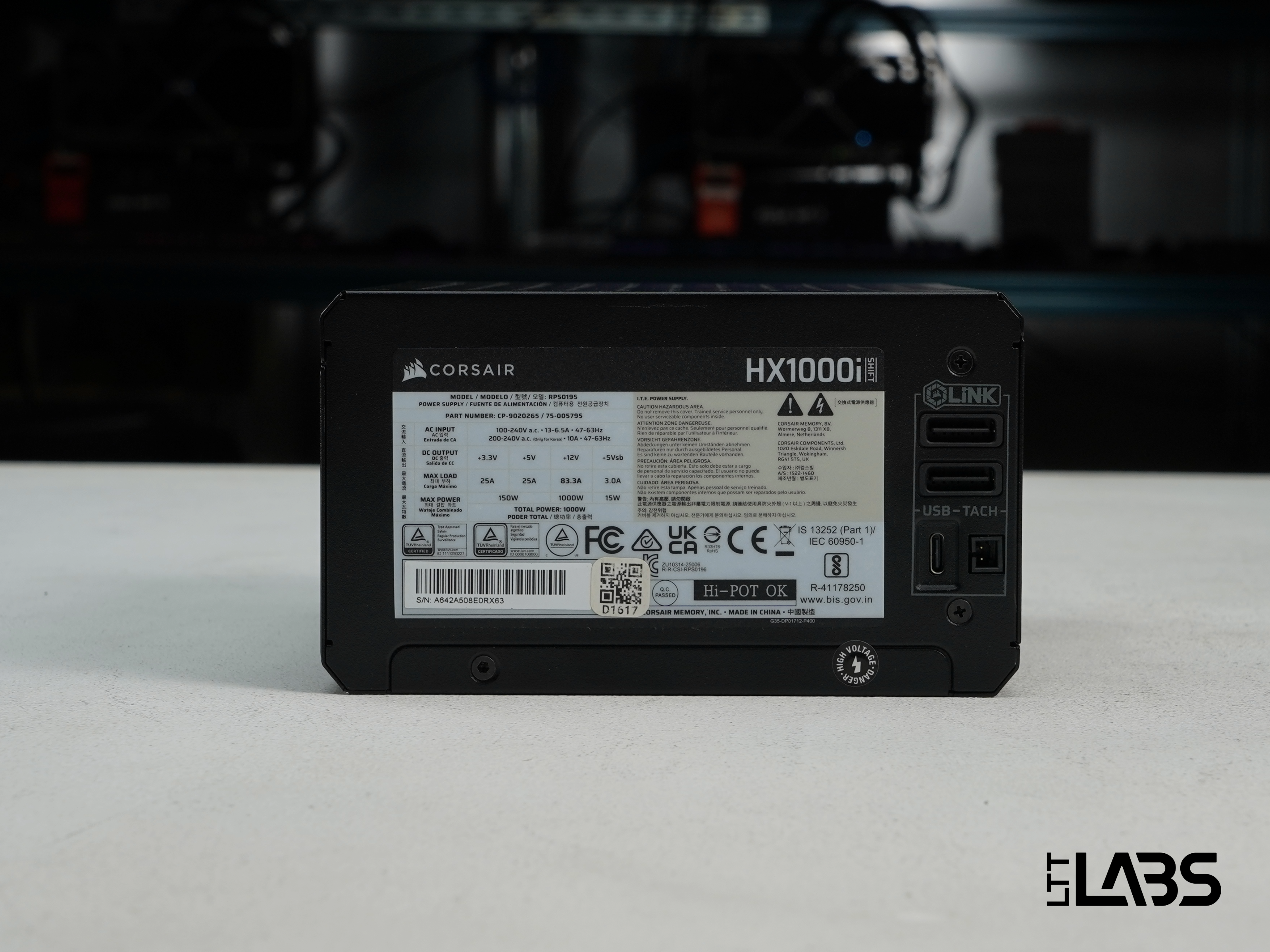 Corsair HX1000i SHIFT | LTT Labs