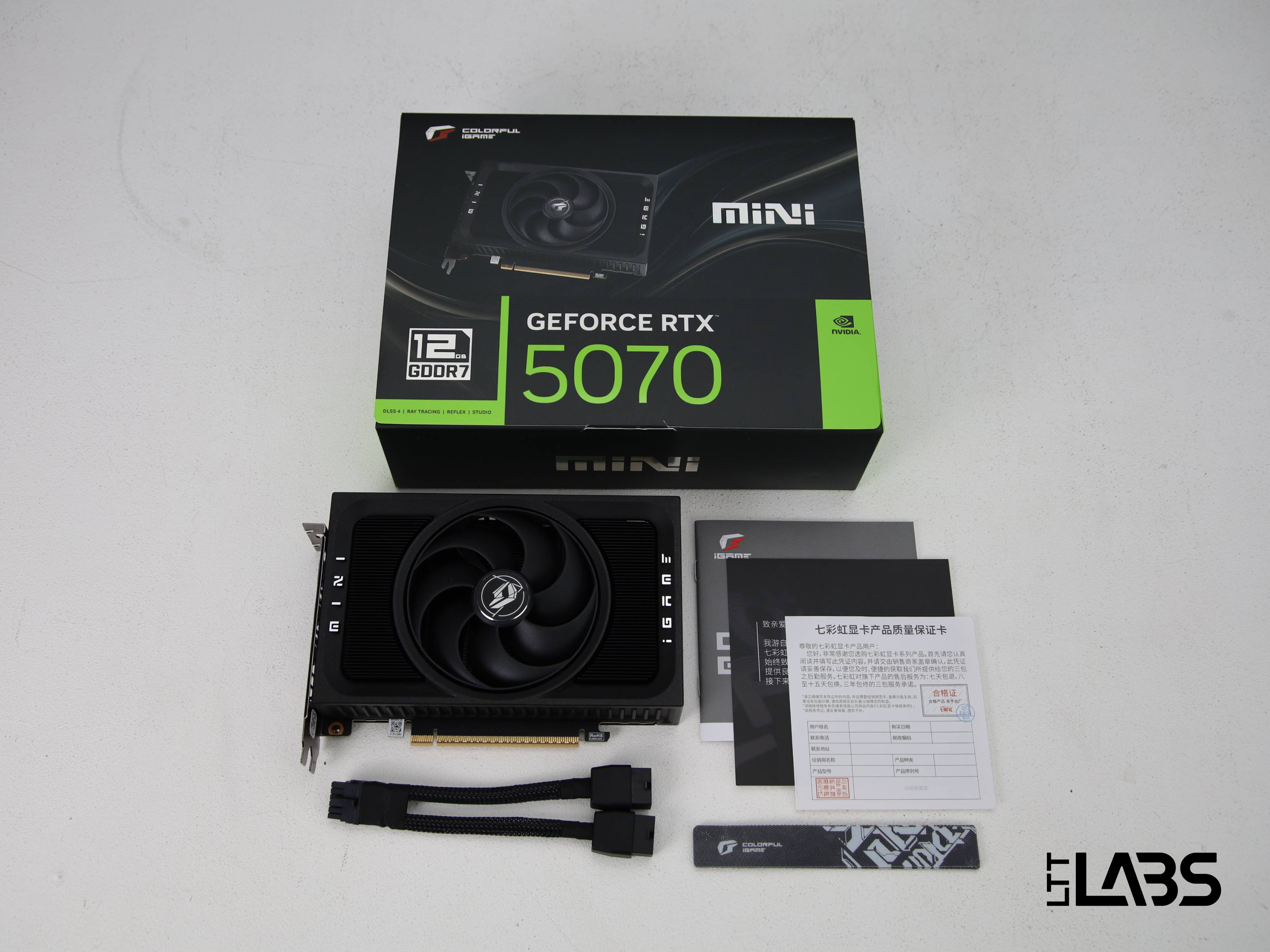 Colorful iGame GeForce RTX 5070 Mini OC | LTT Labs