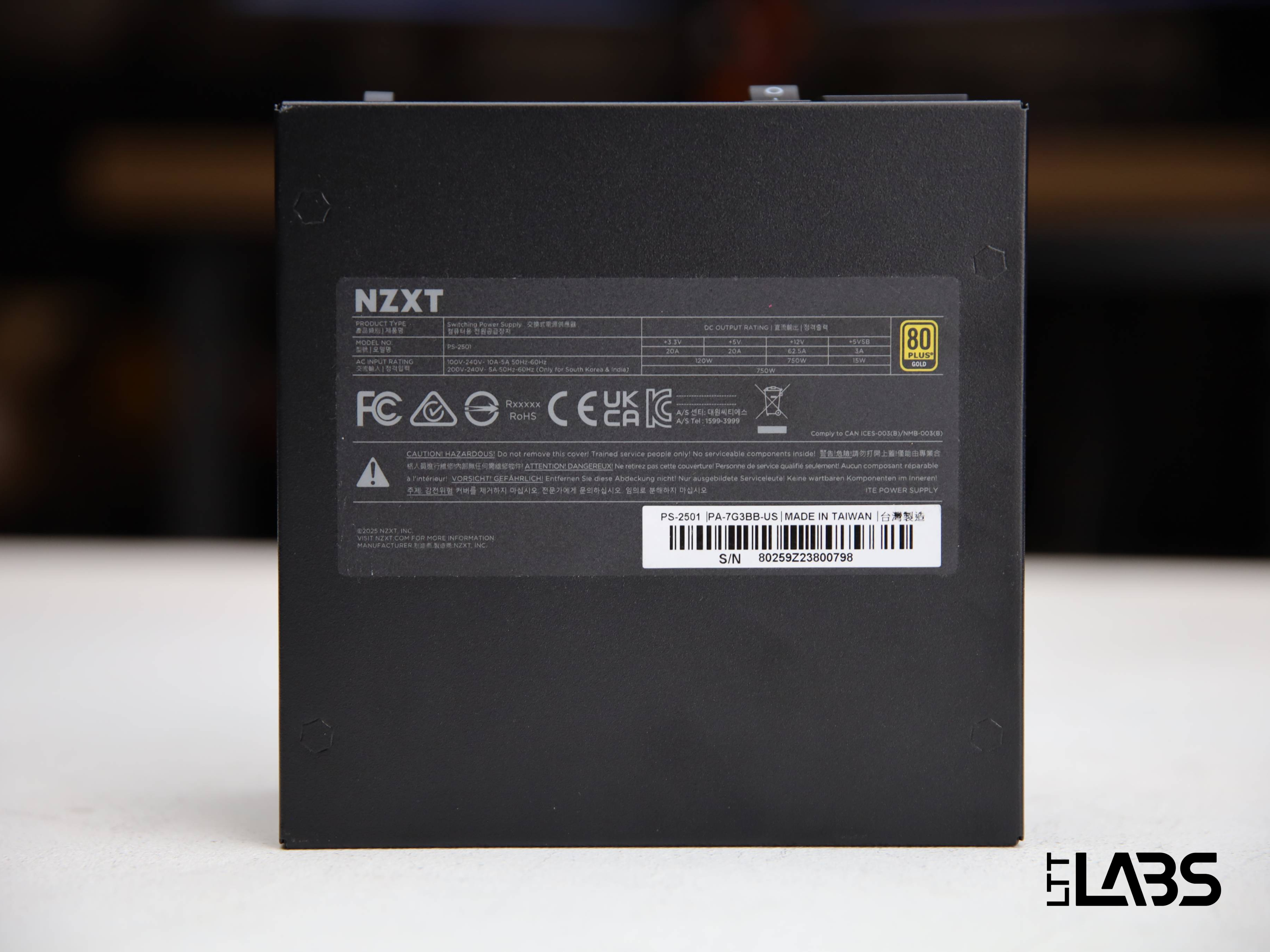 NZXT C750 Gold Core | LTT Labs